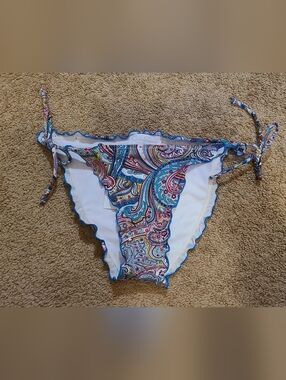 Jessica Simpson Paisley Bikini Bottoms sz S